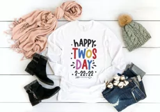 Twosday Shirt Svg, Happy Twosday Svg, 2-22-22 Svg Png Dxf Product Image 8