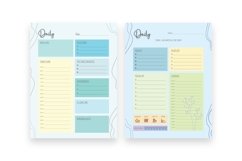 Daily Planner Printable , Daily Planner Digital for easy acc Product Image 2