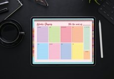 52 Weekly Shopping Digital Planner Colorful Style with Hyper Product Image 4