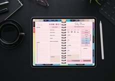 Undated Digital Planner Colorful Theme Product Image 13