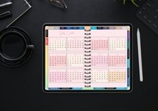 Undated Digital Planner Colorful Theme Product Image 12