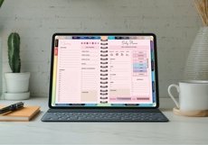 Undated Digital Planner Colorful Theme Product Image 8