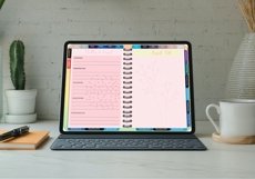 Undated Digital Planner Colorful Theme Product Image 7