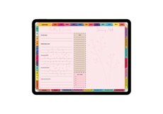 Undated Digital Planner,Expense,Holiday Planner Colorful Product Image 24