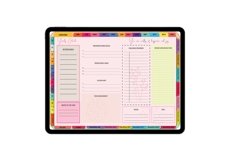 Undated Digital Planner,Expense,Holiday Planner Colorful Product Image 23