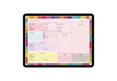 Undated Digital Planner,Expense,Holiday Planner Colorful Product Image 21