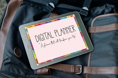 Undated Digital Planner,Expense,Holiday Planner Colorful Product Image 20
