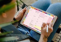 Undated Digital Planner,Expense,Holiday Planner Colorful Product Image 16