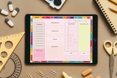 Undated Digital Planner,Expense,Holiday Planner Colorful Product Image 9