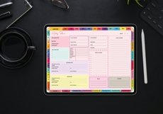 Undated Digital Planner,Expense,Holiday Planner Colorful Product Image 6