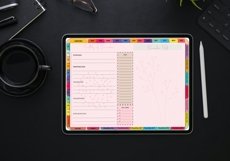 Undated Digital Planner,Expense,Holiday Planner Colorful Product Image 4