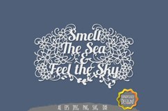 Smell The Sea & Feel The Sky Papercut Product Image 2