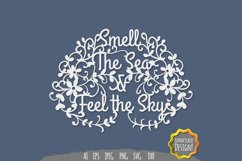 Smell The Sea & Feel The Sky Papercut Product Image 2