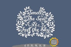 Smell The Sea & Feel The Sky Papercut Product Image 2