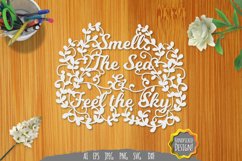 Smell The Sea & Feel The Sky Papercut Product Image 1