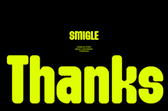 Smigle - Bold Rounded Font Product Image 12