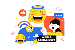 10 World Smile Day Illustration Product Image 4
