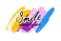 Vector image with SMILE text SVG Product Image 2