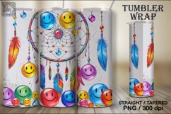 4 Smile Dreamcatcher Tumbler Wrap Sublimations, 20 oz Product Image 5