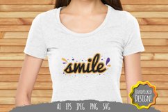 Smile for T-Shirt Design SVG Product Image 1