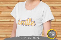 Smile for T-Shirt Design SVG Product Image 1