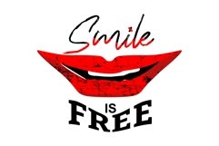 Smile Is Free - T Shirt Design Product Image 2
