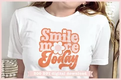 Smile More Today PNG | Mental Health Sublimation Design Product Image 2