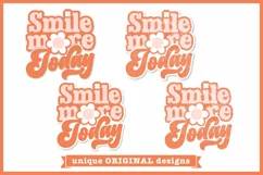 Smile More Today PNG | Mental Health Sublimation Design Product Image 5