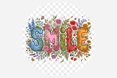 Smile PNG Floral Summer PNG Product Image 2