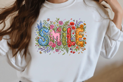 Smile PNG Floral Summer PNG Product Image 3