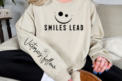 Smiles lead Sleeve SVG Design Product Image 2