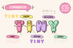 Smiley Candy | Webfont Cute Emoji Decorative Font Product Image 2