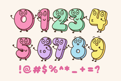 Smiley Candy | Webfont Cute Emoji Decorative Font Product Image 8