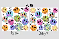 This is a tumbler sublimation design with smiley faces in PNG file format. It is with a very high resolution and is perfect for mug gifts.
