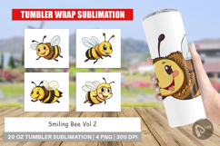 Tumbler Smiling Bee Product Image 1