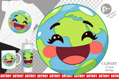 Smiling Earth Clipart Product Image 1