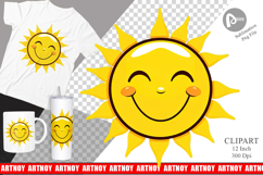 Smiling Sun Clipart Product Image 1
