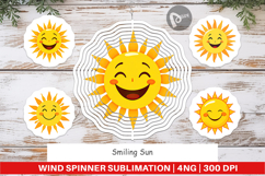 Wind Spinner Smiling Sun Product Image 1