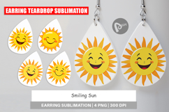 Earring Smiling Sun Product Image 1