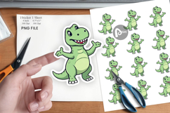 Smiling T-Rex Sticker Product Image 1