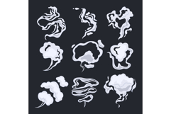 Collection of smoke puffs illustrating different vapor shape Product Image 1
