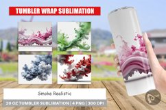 Tumbler Wrap Smoke Realistic Product Image 1