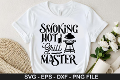 Smoking hot grill master - Barbecue SVG Design Product Image 1