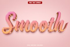 Smooth 3D editable text effect Product Image 1