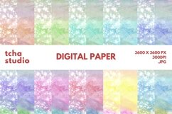 Smooth And Rough Watercolor Digital Papers Glitter Product Image 1