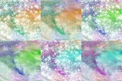 Smooth Brush Watercolor Digital Papers Glitter Background Product Image 2