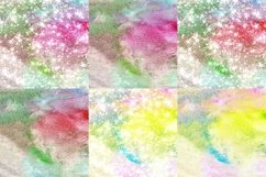 Smooth Brush Watercolor Digital Papers Glitter Background Product Image 4