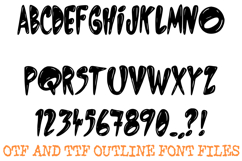 Smooth Cartoon Alphabet Font Lettering ABC OTF TTF Type Product Image 2