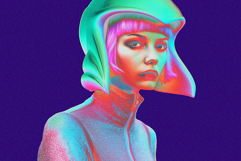 Smooth Negative Neon Photo Effect Product Image 2