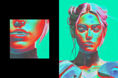 Smooth Negative Neon Photo Effect Product Image 7